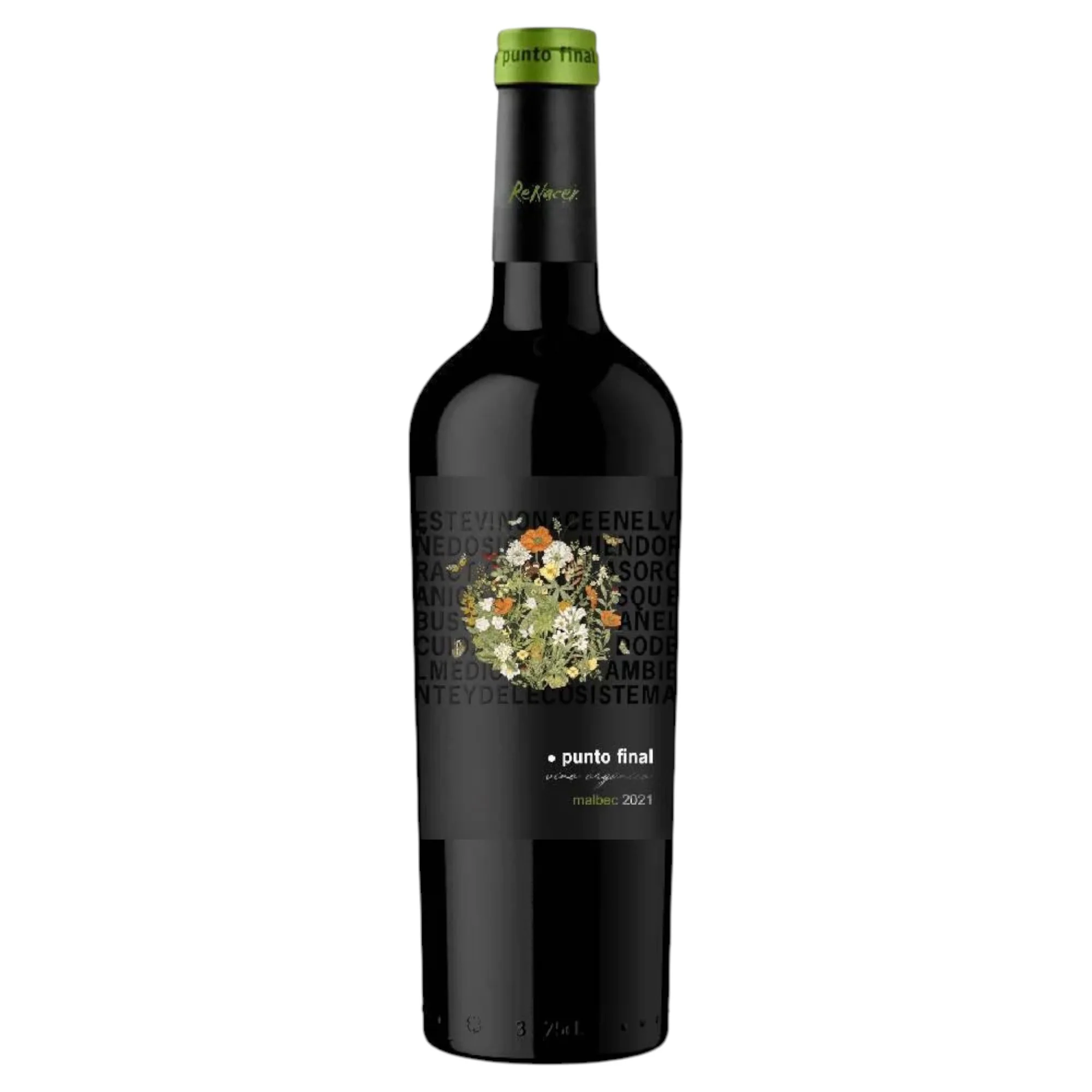 Vino Tinto Bodega Renacer Punto Final Malbec Organico 750ml