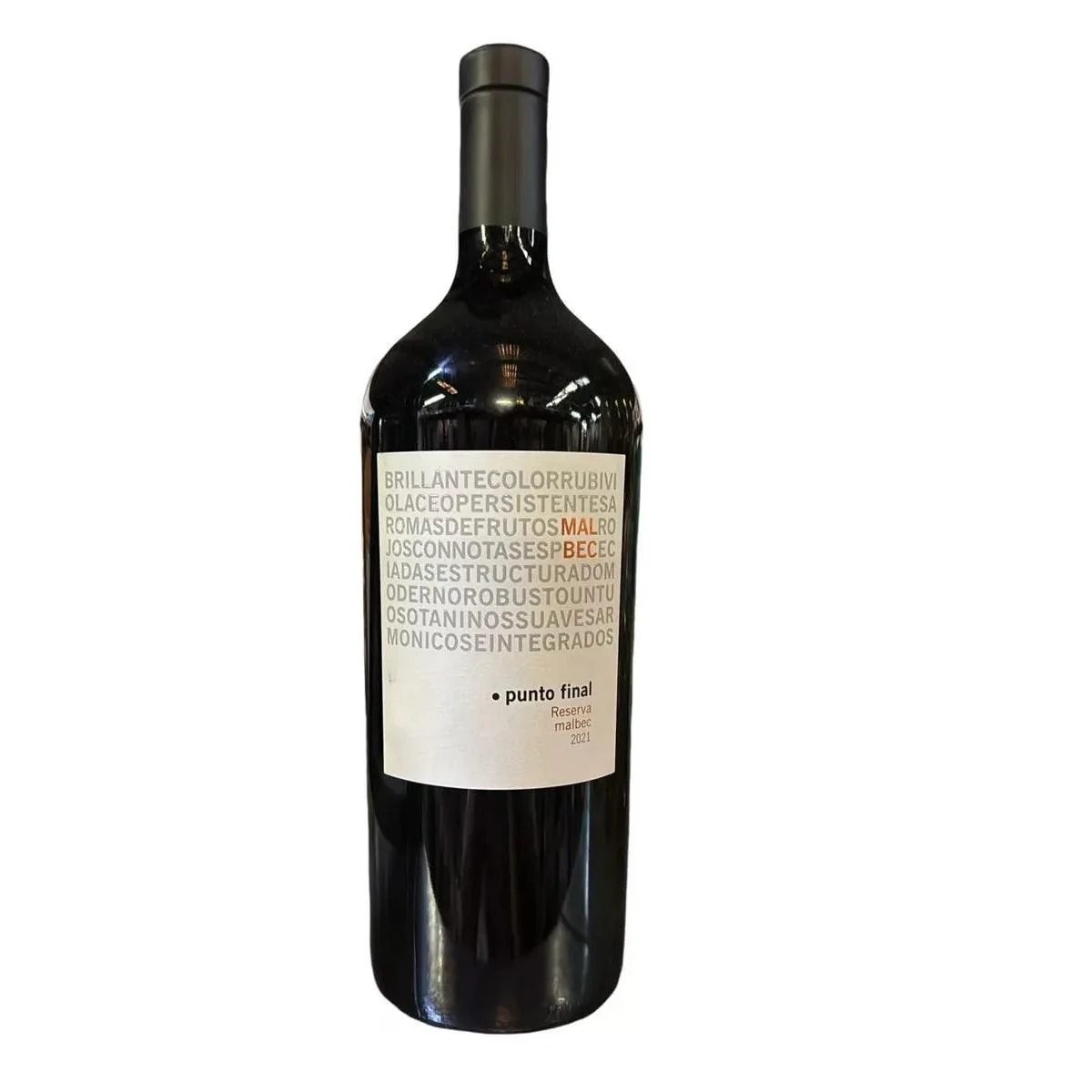 Vino Tinto Punto Final Reserva Malbec 1500ml