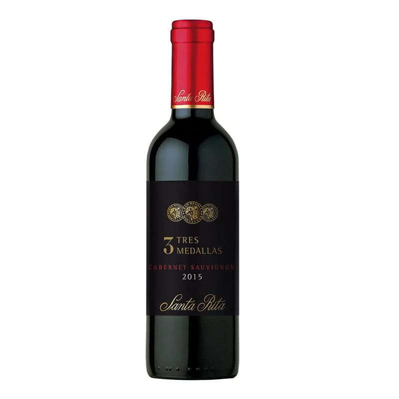 Vino Tinto Santa Rita Tres Medallas Cabernet S. 750ml