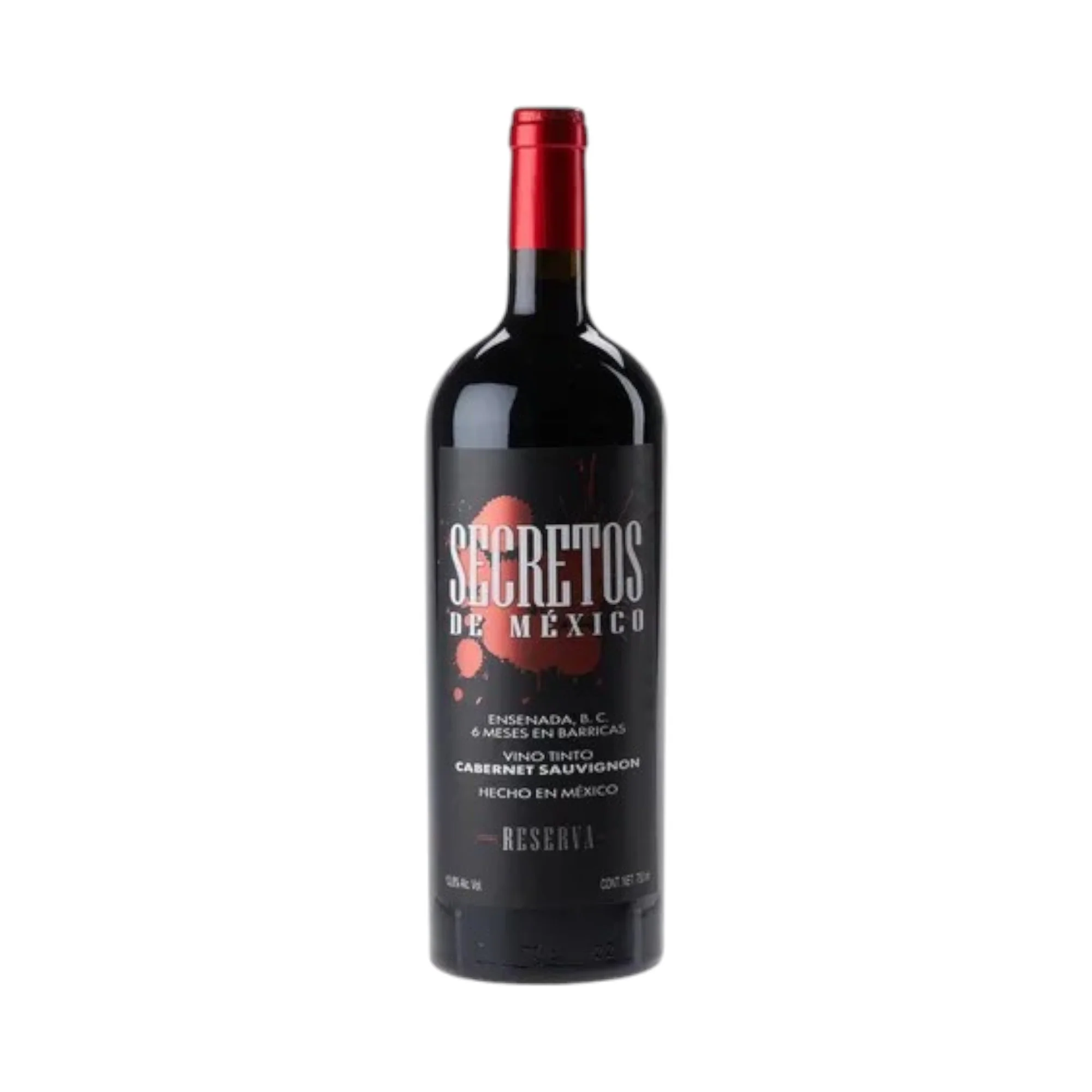 Vino Tinto Secretos de México Reserva Cabernet Sauvignon 750 ml