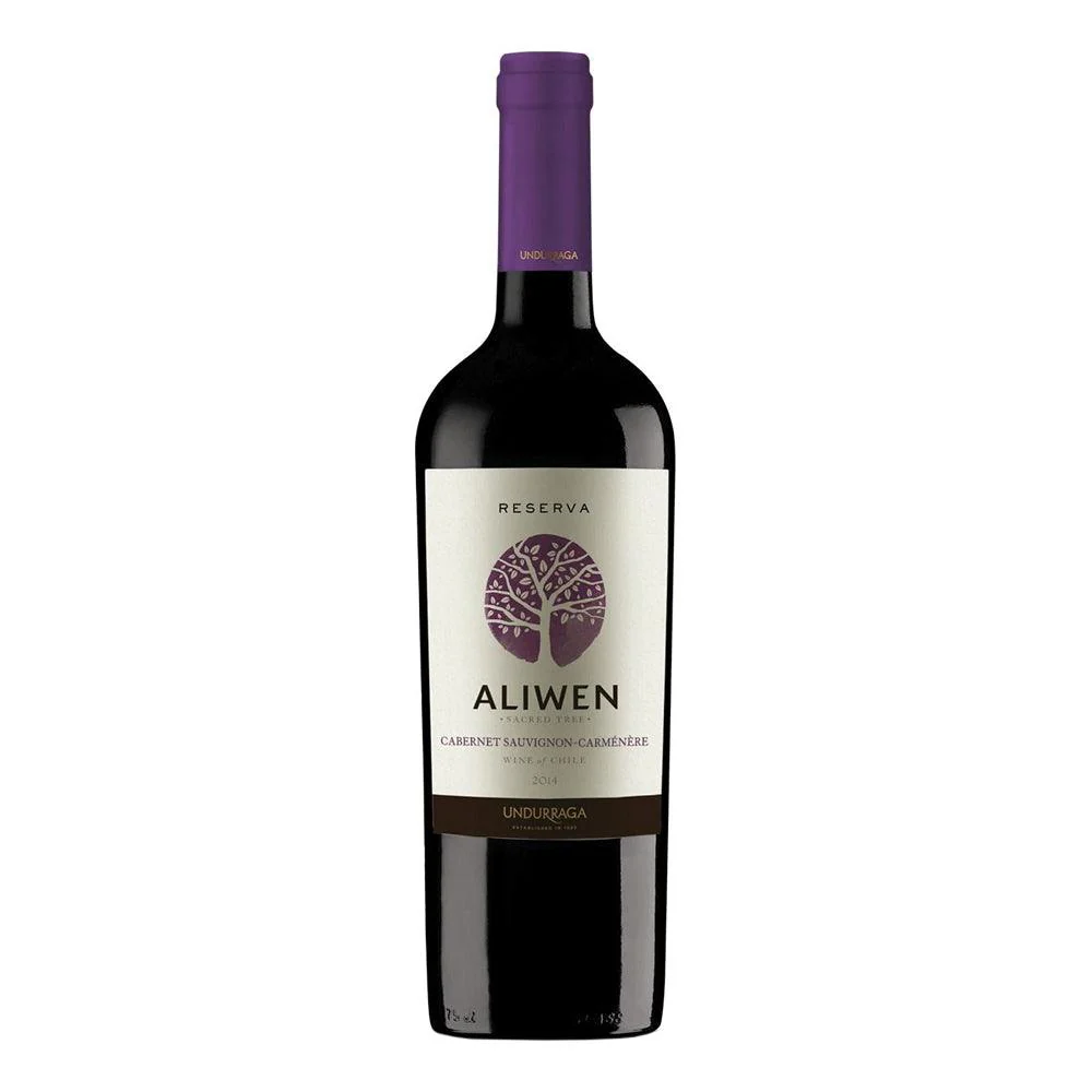 Vino Tinto Undurraga Aliwen Reserva Cabernet Sauvignon - Carmenere 750 ml