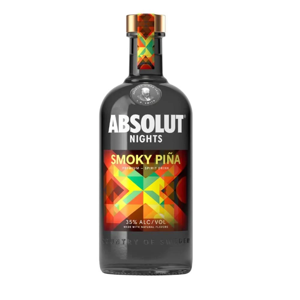 Vodka Absolut Smoky Piña 700ml
