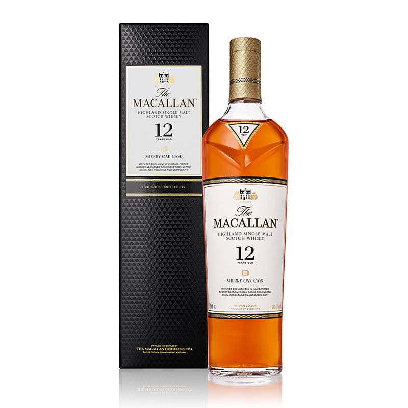 Whisky 12 The Macallan Sherry Oak 700ml