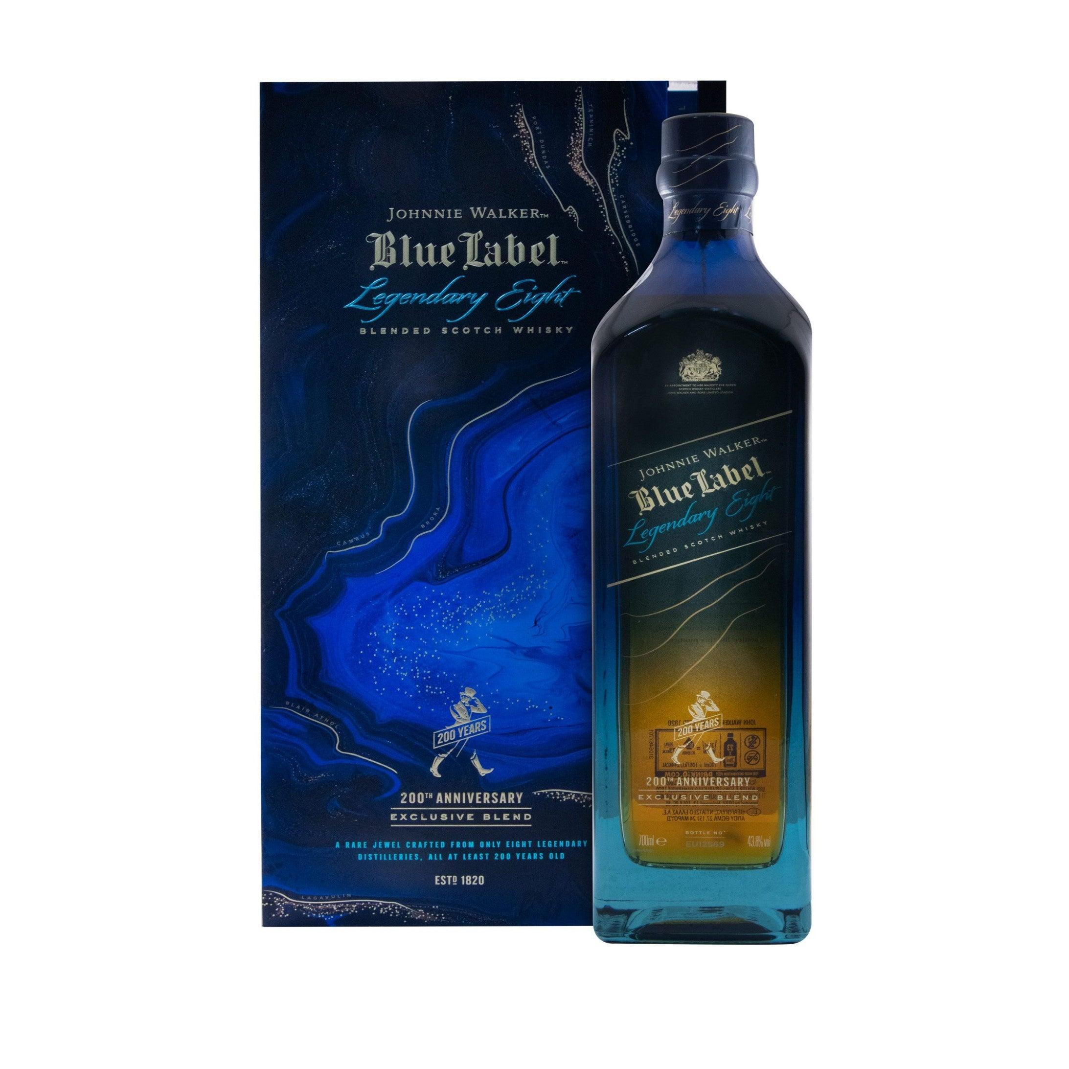 Whisky Johnnie Walker Etiqueta Azul 200 Years Leg 750ml