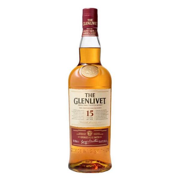 Whisky The Glenlivet 15 Años 750ml